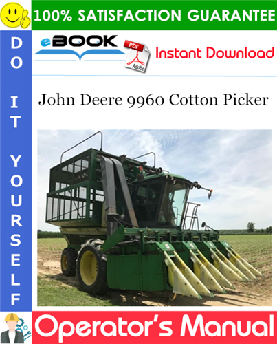 Thumbnail ☆☆ Best ☆☆ John Deere 9960 Cotton Picker Operators Manual