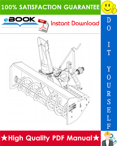 Thumbnail ☆☆ Best ☆☆ Bobcat Three-Point Snow Blower Operation & Maintenance Manual