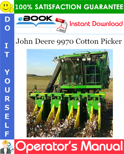 Thumbnail ☆☆ Best ☆☆ John Deere 9970 Cotton Picker Operators Manual