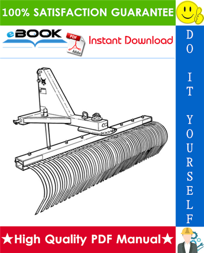 Thumbnail ☆☆ Best ☆☆ Bobcat Three-Point Tine Rake Operation & Maintenance Manual