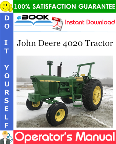 Thumbnail ☆☆ Best ☆☆ John Deere 4020 Tractor Operators Manual