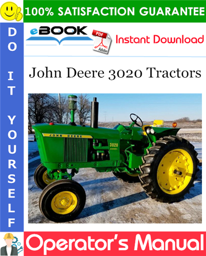 Thumbnail ☆☆ Best ☆☆ John Deere 3020 Tractors Operators Manual (Serial No.68000-)
