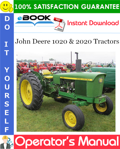 Thumbnail ☆☆ Best ☆☆ John Deere 1020 & 2020 Tractors Operators Manual