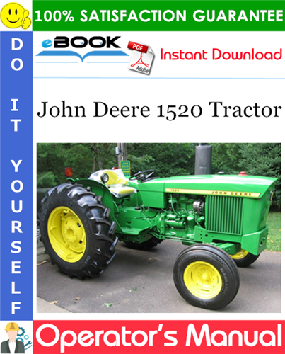 Thumbnail ☆☆ Best ☆☆ John Deere 1520 Tractor Operators Manual