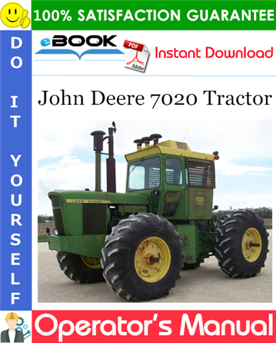 Thumbnail ☆☆ Best ☆☆ John Deere 7020 Tractor Operators Manual