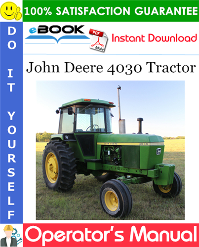 Thumbnail ☆☆ Best ☆☆ John Deere 4030 Tractor Operators Manual