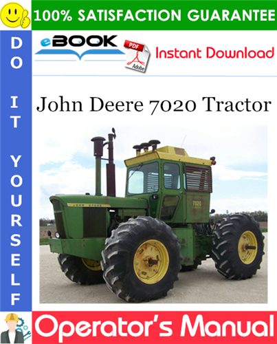 Thumbnail ☆☆ Best ☆☆ John Deere 7020 Tractor Operators Manual (Serial No.2700-up)