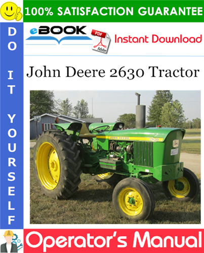 Thumbnail ☆☆ Best ☆☆ John Deere 2630 Tractor Operators Manual