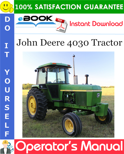Thumbnail ☆☆ Best ☆☆ John Deere 4030 Tractor Operators Manual (Serial No.6700-)