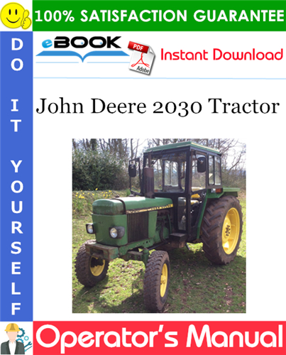 Thumbnail ☆☆ Best ☆☆ John Deere 2030 Tractor Operators Manual (Serial No.187301-)