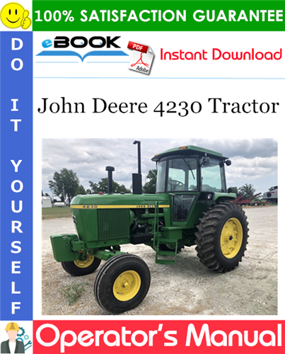 Thumbnail ☆☆ Best ☆☆ John Deere 4230 Tractor Operators Manual (Serial No.13000-)