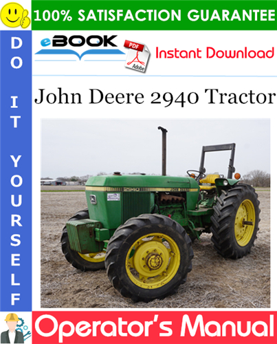 Thumbnail ☆☆ Best ☆☆ John Deere 2940 Tractor Operators Manual
