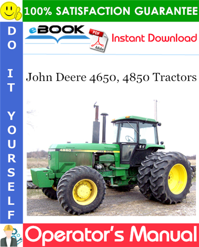 Thumbnail ☆☆ Best ☆☆ John Deere 4650, 4850 Tractors Operators Manual