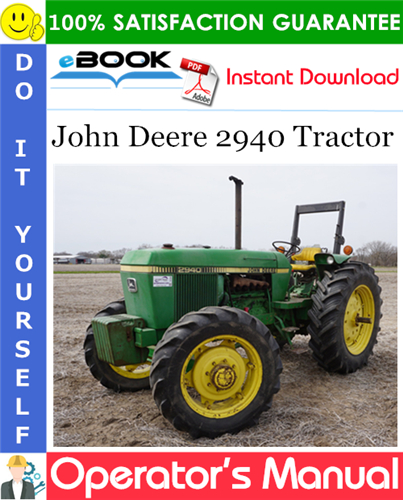 Thumbnail ☆☆ Best ☆☆ John Deere 2940 Tractor Operators Manual (Serial No.4300001-)