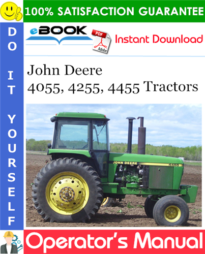 Thumbnail ☆☆ Best ☆☆ John Deere 4055, 4255, 4455 Tractors Operators Manual