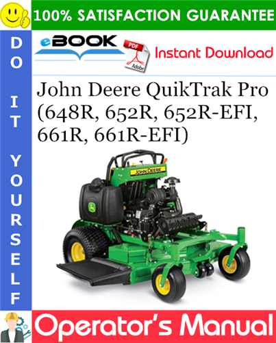 Thumbnail ☆☆ Best ☆☆ John Deere QuikTrak Pro (648R, 652R, 652R-EFI, 661R, 661R-EFI) Operators Manual (North American Edition) Thumbnail ☆☆ Best ☆☆ John Deere QuikTrak Pro (648R, 652R, 652R-EFI, 661R, 661R-EFI) Operators Manual (North American Edition)