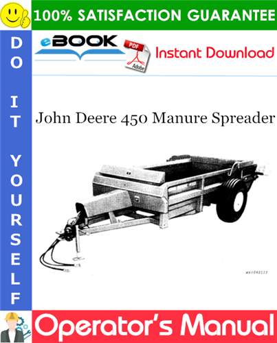 Thumbnail ☆☆ Best ☆☆ John Deere 450 Manure Spreader Operators Manual