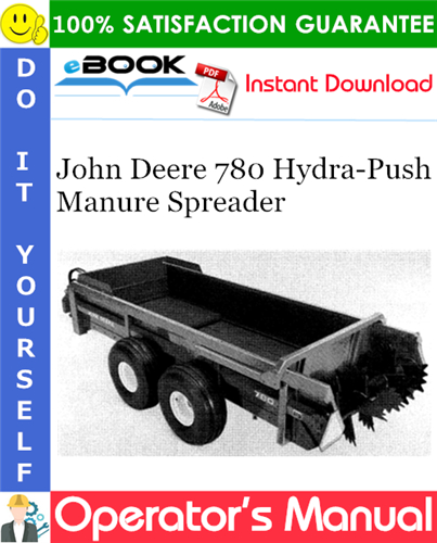 Thumbnail ☆☆ Best ☆☆ John Deere 780 Hydra-Push Manure Spreader Operators Manual