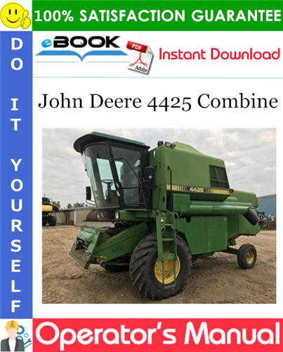 Thumbnail ☆☆ Best ☆☆ John Deere 4425 Combine Operators Manual