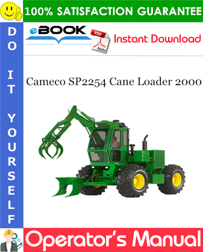 Thumbnail ☆☆ Best ☆☆ Cameco SP2254 Cane Loader 2000 Operators Manual
