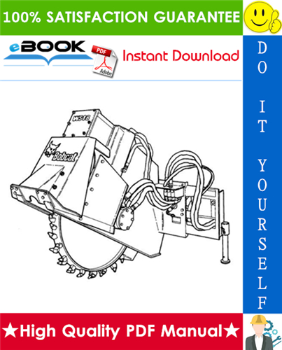 Thumbnail ☆☆ Best ☆☆ Bobcat Wheel Saw WS18, WS24 Operation & Maintenance Manual