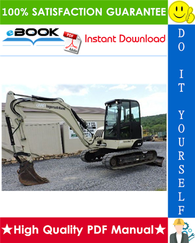 Thumbnail ☆☆ Best ☆☆ Ingersoll-Rand ZX75 Crawler Excavator Operation & Maintenance Manual