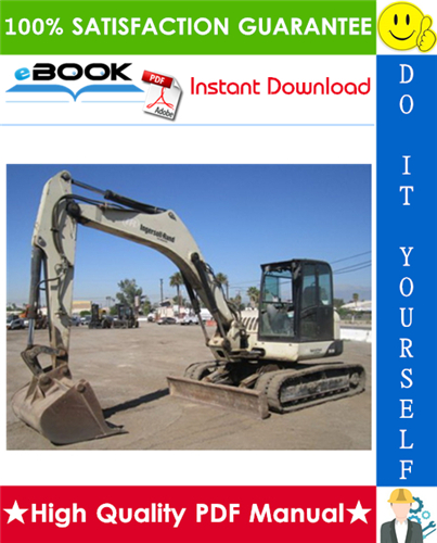 Thumbnail ☆☆ Best ☆☆ Ingersoll-Rand ZX125 Crawler Excavator Operation & Maintenance Manual