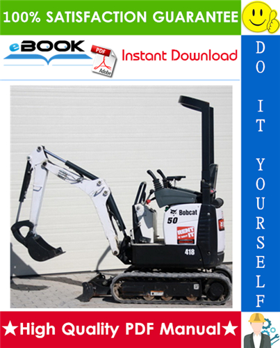 Thumbnail ☆☆ Best ☆☆ Bobcat 418 Excavator Wiring/Hydraulic/Hydrostatic Schematic