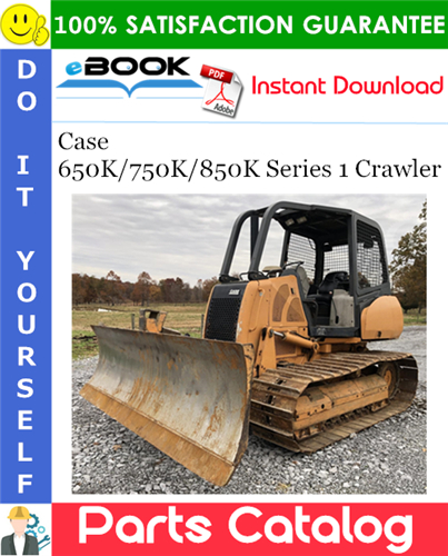 Thumbnail ☆☆ Best ☆☆ Case 650K/750K/850K Series 1 Crawler Parts Catalog Manual
