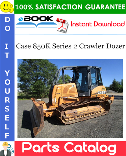 Thumbnail ☆☆ Best ☆☆ Case 850K Series 2 Crawler Dozer Parts Catalog Manual