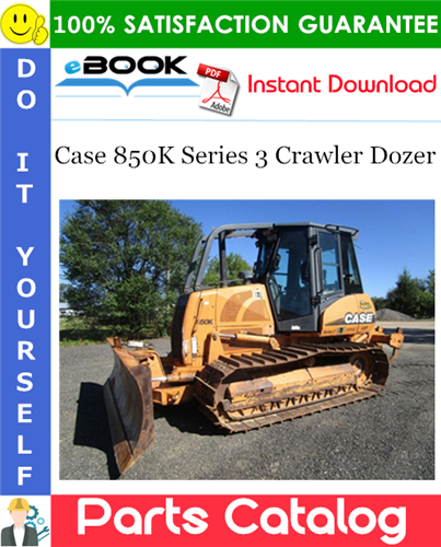 Thumbnail ☆☆ Best ☆☆ Case 850K Series 3 Crawler Dozer Parts Catalog Manual