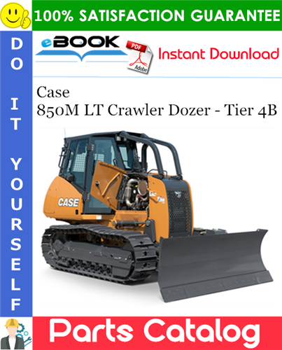 Thumbnail ☆☆ Best ☆☆ Case 850M LT Crawler Dozer - Tier 4B Parts Catalog Manual