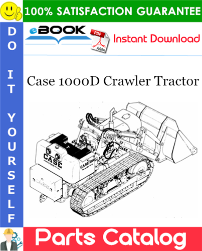 Thumbnail ☆☆ Best ☆☆ Case 1000D Crawler Tractor Parts Catalog Manual (S/N 7103001 and After)