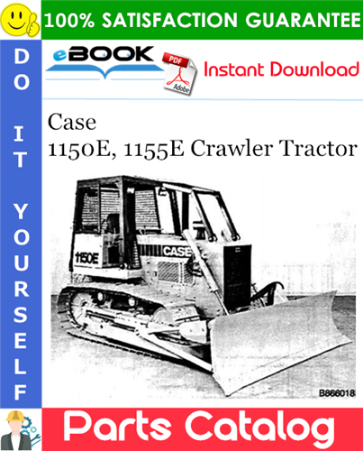 Thumbnail ☆☆ Best ☆☆ Case 1150E, 1155E Crawler Tractor Parts Catalog Manual