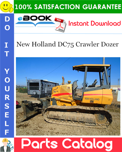 Thumbnail ☆☆ Best ☆☆ New Holland DC75 Crawler Dozer Parts Catalog Manual