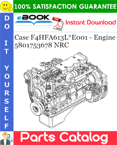 Thumbnail ☆☆ Best ☆☆ Case F4HFA613L*E001 - Engine 5801753678 NRC Parts Catalog Manual