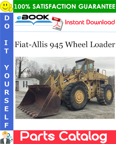 Thumbnail ☆☆ Best ☆☆ Fiat-Allis 945 Wheel Loader Parts Catalog Manual (S/N 79L01001-UP)