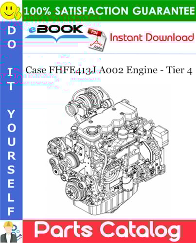 Thumbnail ☆☆ Best ☆☆ Case FHFE413J A002 Engine - Tier 4 Parts Catalog Manual