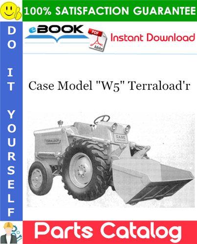Thumbnail ☆☆ Best ☆☆ Case Model W5 Terraloadr Parts Catalog Manual
