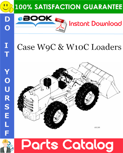 Thumbnail ☆☆ Best ☆☆ Case W9C & W10C Loaders Parts Catalog Manual (Serial No.9809000 to 9811800)
