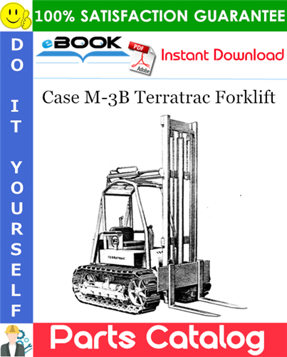 Thumbnail ☆☆ Best ☆☆ Case M-3B Terratrac Forklift Parts Catalog Manual