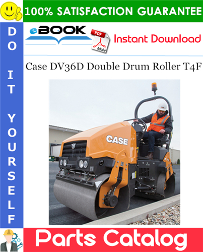 Thumbnail ☆☆ Best ☆☆ Case DV36D Double Drum Roller T4F Parts Catalog Manual