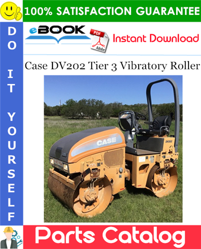 Thumbnail ☆☆ Best ☆☆ Case DV202 Tier 3 Vibratory Roller Parts Catalog Manual