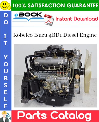 Thumbnail ☆☆ Best ☆☆ Kobelco Isuzu 4BD1 Diesel Engine Parts Catalog Manual