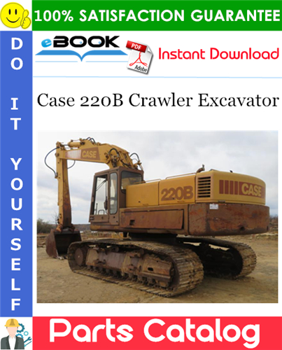 Thumbnail ☆☆ Best ☆☆ Case 220B Crawler Excavator Parts Catalog Manual