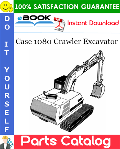 Thumbnail ☆☆ Best ☆☆ Case 1080 Crawler Excavator Parts Catalog Manual