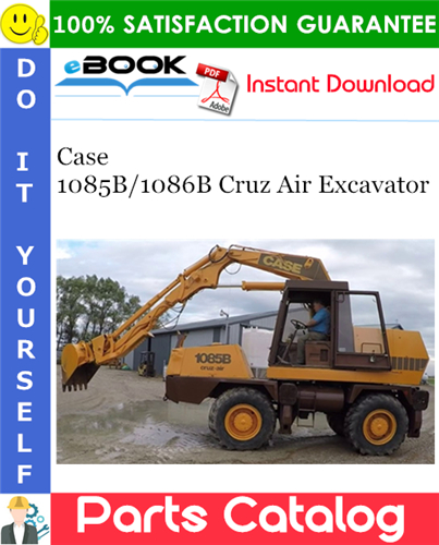 Thumbnail ☆☆ Best ☆☆ Case 1085B/1086B Cruz Air Excavator Parts Catalog Manual