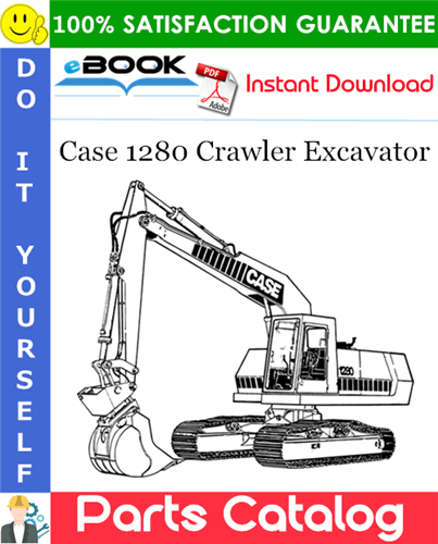Thumbnail ☆☆ Best ☆☆ Case 1280 Crawler Excavator Parts Catalog Manual