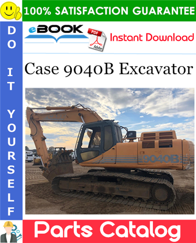 Thumbnail ☆☆ Best ☆☆ Case 9040B Excavator Parts Catalog Manual