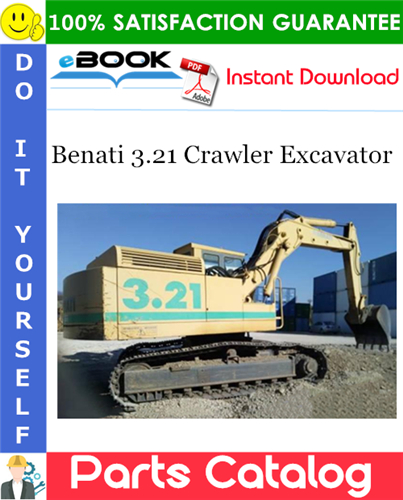 Thumbnail ☆☆ Best ☆☆ Benati 3.21 Crawler Excavator Parts Catalog Manual